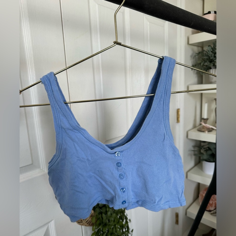 Aerie Button Down Sports Bra